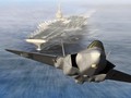Chiến đấu cơ tàng hình F-35 cất cánh từ tàu sân bay Mỹ