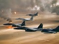 Máy bay liên quân áp đảo bầu trời Kuwait và Iraq trong chiến dịch Bão táp sa mạc đầu năm 1991 - Ảnh: Không lực Mỹ