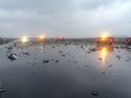 Hiện trường vụ rơi máy bay