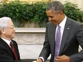 Tổng thống Obama đón tiếp Tổng Bí thư Nguyễn Phú Trọng tại Nhà Trắng trong chuyến thăm Mỹ năm 2015
