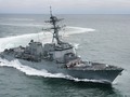 Khu trục hạm USS William P. Lawrence đã vào hoạt động gần Đá Chữ Thập hiện do Trung Quốc kiểm soát. 