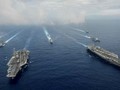 Hai tàu sân bay Stennis và Reagan đang tập trận gần Philippines