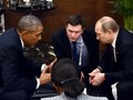 Tổng thống Mỹ Barack Obama trong một cuộc gặp hiếm hoi với Tổng thống Nga Vladimir Putin bên lề một hội nghị G-20 sau khi nổ ra khủng hoảng Ukraine
