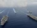 Hai cụm tác chiến tàu sân bay Stennis và Reagan tập trận chung trên biển Philippines gần đây