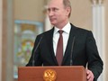 Tổng thống Nga Vladimir Putin trả lời phỏng vấn báo giới sau cuộc hồi đàm tại Minsk