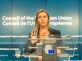 Quan chức phụ trách chính sách an ninh và đối ngoại của EU, bà Federica Mogherini. (Nguồn: AFP/TTXVN)