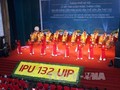 Lễ mít tinh chào mừng thành công của Đại hội đồng liên minh Nghị viện Thế giới lần thứ 132. Ảnh: TTXVN