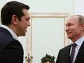 Tổng thống Nga Putin (bên phải) và Thủ tướng Hy Lạp Tsipras