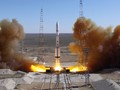 Tên lửa đẩy Soyuz phóng đi từ sân bay vũ trụ Baikonur (Nguồn: AFP)