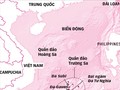 Bản đồ các bãi đá, bãi cạn mà Trung Quốc đang xây dựng, cải tạo trái phép ở quần đảo Trường Sa của Việt Nam