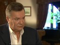 Ông Yanukovych trong cuộc phỏng vấn với BBC Newsnight. Ảnh: BBC