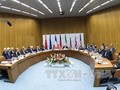 Toàn cảnh cuộc đàm phán giữa Iran và nhóm P5+1 hôm 14/7. Ảnh: AFP/TTXVN