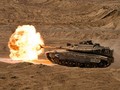 Xe tăng Merkava Israel khai hỏa