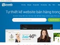 Tất cả khách hàng của Bizweb đều được nâng cấp hệ thống miễn phí. (Ảnh giao diện bizweb.vn)