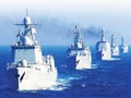 Các tàu chiến Trung Quốc trong một lần hoạt động tại Thái Bình Dương
