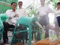 Nông dân háo hức đi chợ công nghệ Techmart 2015