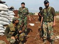 Các binh sĩ Syria sau trận chiến giành Sheikh Miskeen