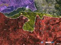 Bản đồ chiến sự miền Bắc Latakia, Syria