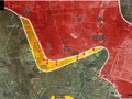 Bản đồ chiến sự vùng Handrat, bắc Aleppo