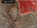 Bản đồ tình hình chiến sự Băc Aleppo