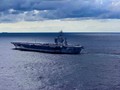 Tàu sân bay Mỹ USS Dwight D Eisenhower trên biển Địa Trung Hải