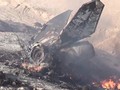 Chiếc MiG - 23 không quân Syria rơi cháy nát thành mảnh vụn