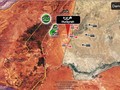 Bàn đồ trận chiến giành thị trấn Hurayrah, ngoại ô Damascus mở rộng