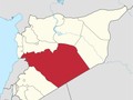 Phân bổ địa bàn kiểm soát của quân đội Syria và IS trên tỉnh Homs, Syria
