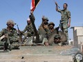 Binh sĩ quân đội Syria trên vùng Đông Ghouta
