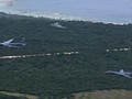 Các máy bay ném bom B1, B2, B 52 trên căn cứ đảo Guam