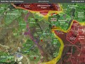 bản đồ chiến sự khu vực các quân Tây Nam thành phố Aleppo