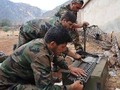 Binh sĩ quân đội Syria chiến đấu trên chiến trường Aleppo