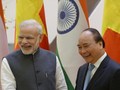 Thủ tướng Ấn Độ Narendra Modi và người đồng cấp Việt Nam thủ tướng Nguyễn Xuân Phúc