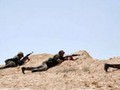 Các binh sĩ Syria chiến đấu trên chiến trường Deir ez - Zor