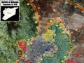 Bản đồ tổng quan chiến sự thành phố Aleppo tính đến ngày 25.09.2016
