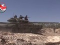 Xe tăng lực lượng vũ trang địa phương NDF trên chiến trường sa mạc tỉnh Homs