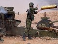 Lực lượng pháo binh quân đội Syria pháo kích