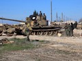 Binh sĩ lực lượng vũ trang Syria trên chiến trường Aleppo