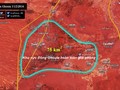 Sơ đồ cuối cùng của vùng chiến sự Tây Ghouta nổi tiếng ngoại ô Damascus