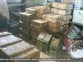 Một số lượng lớn vũ khí đạn dược của quân đội Syria bị chiếm giữ