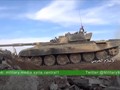 Xe tăng quân đội Syria chiến đấu trên chiến trường Đông Ghouta