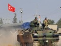 Một xe thiết giáp của quân đội Thổ Nhĩ Kỳ ở Syria