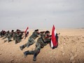 Binh sĩ quân đội Syria trên chiến trường Palmyra