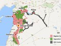 Vị trí sân bay quân sự Shayrat ở Syria