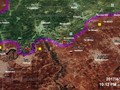 Bản đồ chiến sự phía bắc tỉnh Hama tính đến ngày 25.04.2017