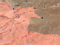 Bản đồ chiến dịch tấn công hướng Palmyra - Deir Ezzor, quân đội Syria đánh chiếm mỏ khí gas Arak