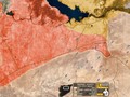 Bản đồ chiến tuyến của lực lượng Tiger trên chiến trường Raqqa - Homs