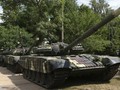 Một số xe tăng của lực lượng dân quân vùng Donbass