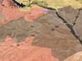Bản đồ phân bổ tình hình chiến trường Syria khu vực Homs, Raqqa và Deir Ezzor - Ảnh South Front
