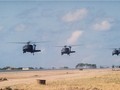 Lực lượng trực thăng chiến đấu của Liên minh quân sự do Mỹ dẫn đầu hoạt động trên chiến trường Syria